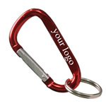 Aluminum Carabiner with key ring