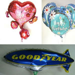 Aluminum foil latex balloon with custom imprint