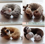 Animals-U shaped Plush neck pillows