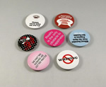 Badge button pin