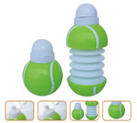 Collapsible Tennis Shaped Plastic Bottles