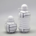 Collapsible Volleyball Shaped Plastic Bottles