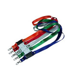 Colorful polyester lanyard