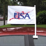 Custom car flags