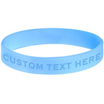 Debossed Silicone Bracelet