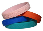 Debossed Silicone Bracelet