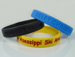 Debossed Silicone Wrist Band