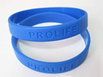 Debossed Silicone Wrist Band