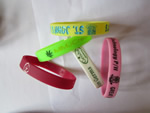 Debossed Silicone Wristbands