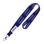 Dye sublimation lanyard