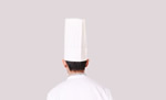 Flat top chef hat