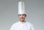 Flat top chef hat