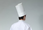 Flat top chef hat