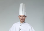 Flat top chef hat