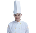 Flat top chef hat