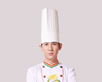 Flat top chef hat