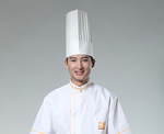 Flat top chef hat