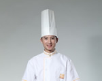 Flat top chef hat