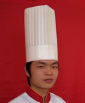 Flat top chef hat