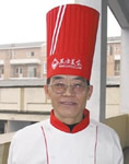 Flat top chef hat