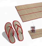 Fold-up Beach Mat Sets