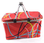 Foldable picnic basket