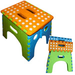 Folding step stool