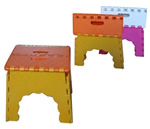 Folding step stool