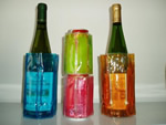 Ice wine bottle cooler