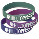 Imprinted silicone bracelets