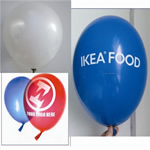 Latex balloon for 10 with custom imprint