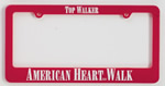 License plate frame