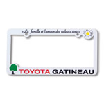 License plate frame