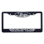 License plate frame