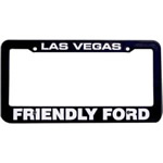 License plate frame