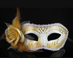 Mardi Gras mask with glitters