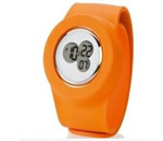 Micky silicone slap bracelet watch