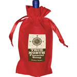 Non-woven one bottle wine bag