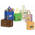 Non woven textured grocery tote bag