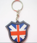 PVC flag keychain