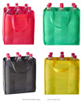 Personalized nonwoven wine bottle bag