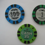 Plastic poker chips