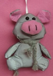 Plush pig pendants(shinning materials)