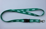 Polyester lanyard