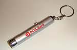 Projector flashlight keychain