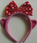 Red bowknot headband