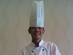 Round top chef hat