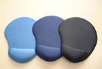 Rubber Mouse Pad with sponge wrist rest