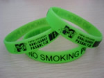 Screen Printed Silicone Bracelets