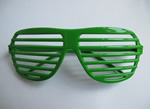 Shutter shades with assorted colors